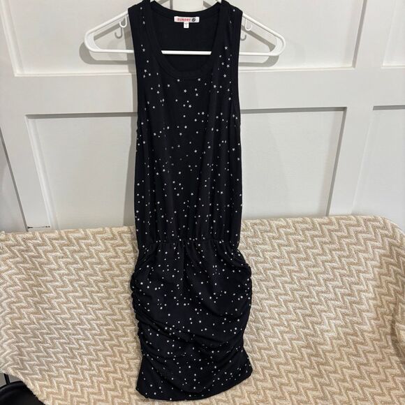 Anthropologie Sundry Star Racerback Ruched Sleeveless Tanking Dress - Picture 4 of 12